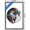 Trends International Ben Heine - Unicorn in Universe Framed Wall Poster Prints - 3 of 4