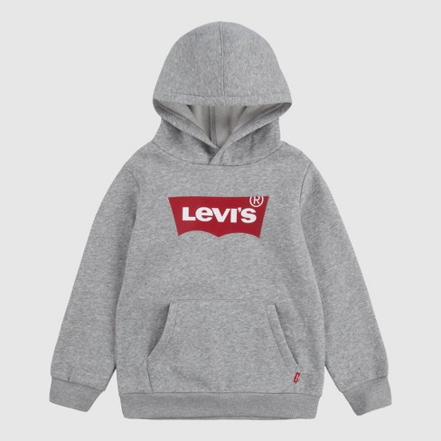 Levi's® Boys' Batwing Logo Sweatshirt - Heather Gray 14-16 : Target