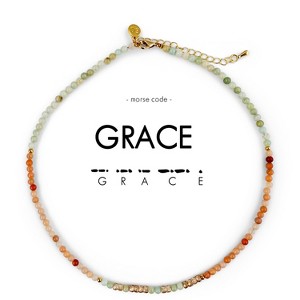 ETHIC GOODS Women's 2mm Morse Code Necklace [GRACE] - 1 of 4