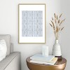 Becky Bailey Shibori Diamonds Metal Framed Art Print - Deny Designs - 2 of 4