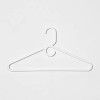 18pk Plastic Hangers White - Room Essentials™ : Target