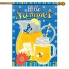 Briarwood Lane House Flag 40x28 For Outdoor Hello Summer Lemonade For Summer House Flag - 4 of 4