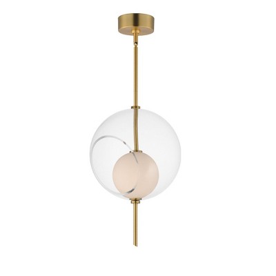 ET2 Lighting Martini 1 - Light Pendant in  Natural Aged Brass