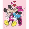 Juniors Womens Mickey & Friends Valentine's Day Minnie Mouse Smooch T-Shirt - 2 of 4