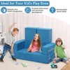Toddler Sofa, 3PCs Convertible Foam Couch Bed - Modular Kids Sofa for Nursery Playroom - 4 of 4