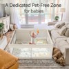 Fodoss Baby Playpen with Mat ，47 x 47 In Playpen for Babies and Toddlers, Indoor & Outdoor Activity Center, Safety Baby Fence - 3 of 4