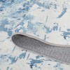 Garvee 8x10FT Washable Soft Area Rug, Modern Abstract Design Rugs, Stain Resistant Foldable Carpet Non-Shedding Floor Mat with Non-Slip Backing(Blue) - 3 of 4