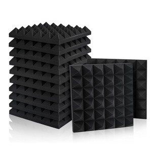 Fstop Labs 12"x12" Acoustic Foam Panels, Studio Soundproofing & Noise Reduction Tiles - 1 of 4