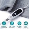 Heating Pad for Back, 33"x17" Extra Large Electric Heated Pad, 4 Heat Settings, 2H Auto Off & Machine Washable - 4 of 4