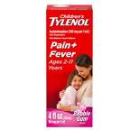 Children's Tylenol Pain + Fever Relief Liquid - Acetaminophen - Bubble Gum - 4 fl oz