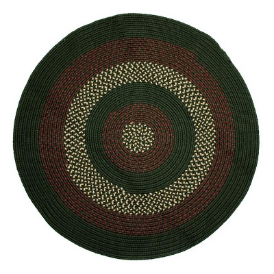 Colonial Mills Deerfield - Hunter Green 5' Round