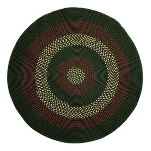 Colonial Mills Deerfield - Hunter Green 5' Round - 1 of 1