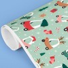 Big Dot of Happiness Kids Christmas Tree Car Wrapping Paper, Baby's First Christmas Gift Wrap Roll, Funny Holiday Gift Paper, 24 in x 7 feet, 1 Roll - 4 of 4