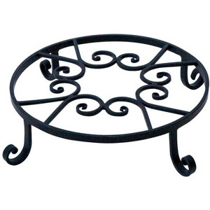 Panacea 2 in. H X 10 in. W Steel Planter Trivet Black - 1 of 1