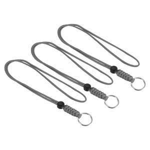 Unique Bargains Keys Whistle ID Card Holder Badge Lanyards with Metal Ring 18" - 1 of 4