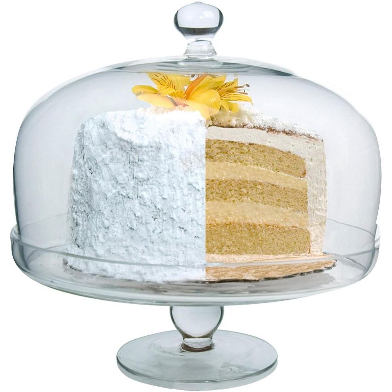Artland Simplicity Glass Cake Plate with Dome, 2 of 6