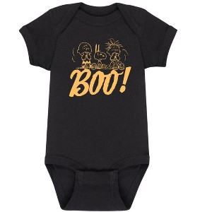 Boys' - Peanuts - Boo Baby One Piece - 1 of 4