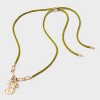 Seashell Pearl Adjustable Cord Charm Pendant Necklace - A New Day™ - 3 of 4