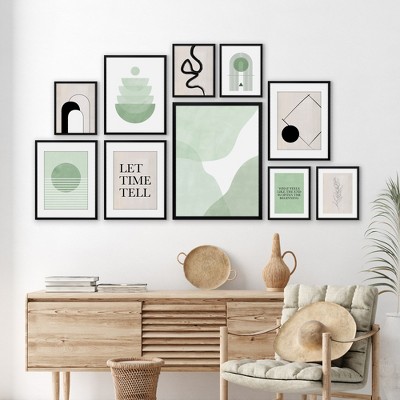 Americanflat Abstract Mid Century 22x28 Poster - Tangled Wall Art Room Decor  By Arty Guava : Target