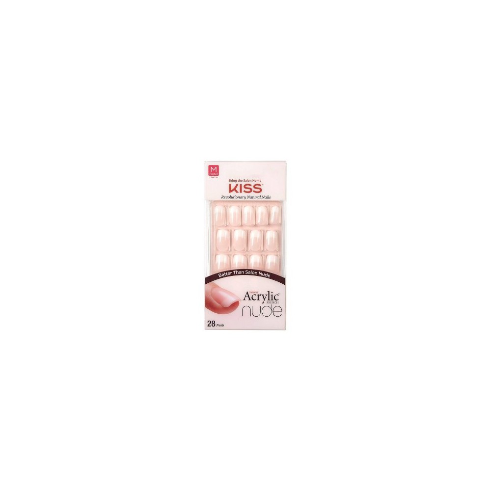 UPC 731509642681 product image for Kiss Nails Salon Acrylic Nude French Manicure - Cashmere - 28ct | upcitemdb.com