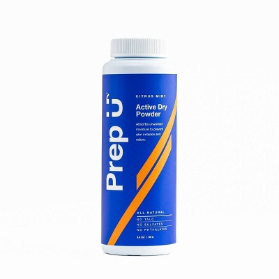 Prep U Talc-Free Active Dry Body Powder -  Citrus Mint - 3.5oz