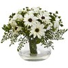 Nearly Natural Large Mixed Daisy Floral Arrangement, Pink - 3 of 3