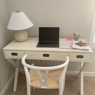 Hairpin Writing Desk with Storage Brown - Threshold™