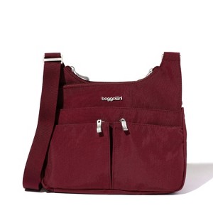 baggallini Women's Cross Over Crossbody Bag with RFID Wristlet - 1 of 4