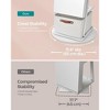 SONGMICS 360° Swivel Mirrored Jewelry Cabinet with Lights Full-Length Mirror with Jewelry Storage - 4 of 4