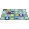 Carpets for Kids KIDSoft Animal Patchwork Learning Rug Tranquil Colors - 2 of 4