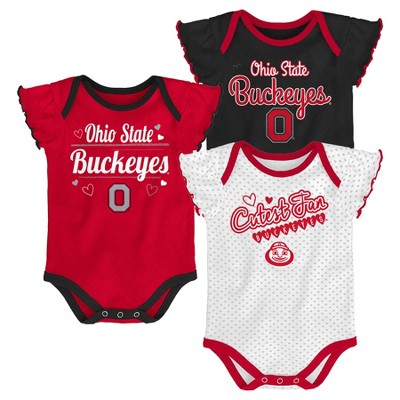 ohio state baby cheerleader outfit