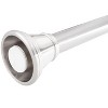 Home Mart Goods Chrome Metal Shower Curtain Tension Rod Rust Resistant Non-Slip - 42"-72" - 3 of 4