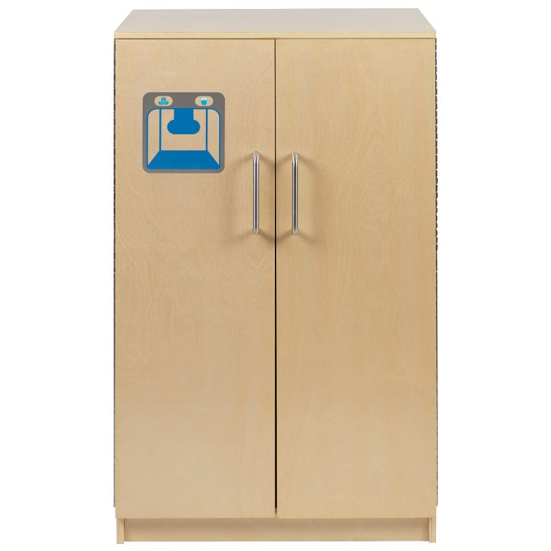 Flash Furniture Children's Wooden Kitchen Refrigerator for Commercial or Home Use - Safe, Kid Friendly Design, 5 of 15