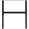 vidaXL Adjustable Work Bench Frames 2 pcs Metal 33.5"x(27.2"-37.6") Black - 3 of 4