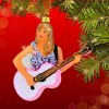 Cody Foster 4.5 Inch Taylor Swift With Guitar Christmas Tree Ornament , Bereavement Taylor Lover Era (1PC) - 2 of 4