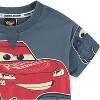 Disney Cars Boys 2 Piece French Terry Short Sleeve T-Shirt and Shorts Set for Big Kids - 4 of 4