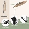 WestinTrends 10 Ft Outdoor Patio Cantilever Offset Umbrella - 3 of 4