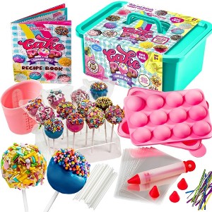 GirlZone Cake Pop Craze Kit, Kids Baking Set for Kids Ages 10-12 with Cake Pop Mold, Cake Pop Kit Stand, Cake Pop Gift Bags - 1 of 4