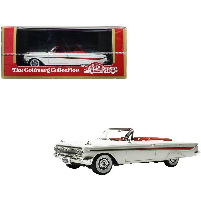 1961 Chevrolet Impala Convertible White with Red Interior Limited Edition to 240 pieces 1/43 Model Car by Goldvarg Collection