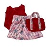 Swim Time Set – One Piece Bathing Suit with Cover Up Skirt & Bag for 14–16 Inch Cabbage Patch Kid Dolls - 4 of 4