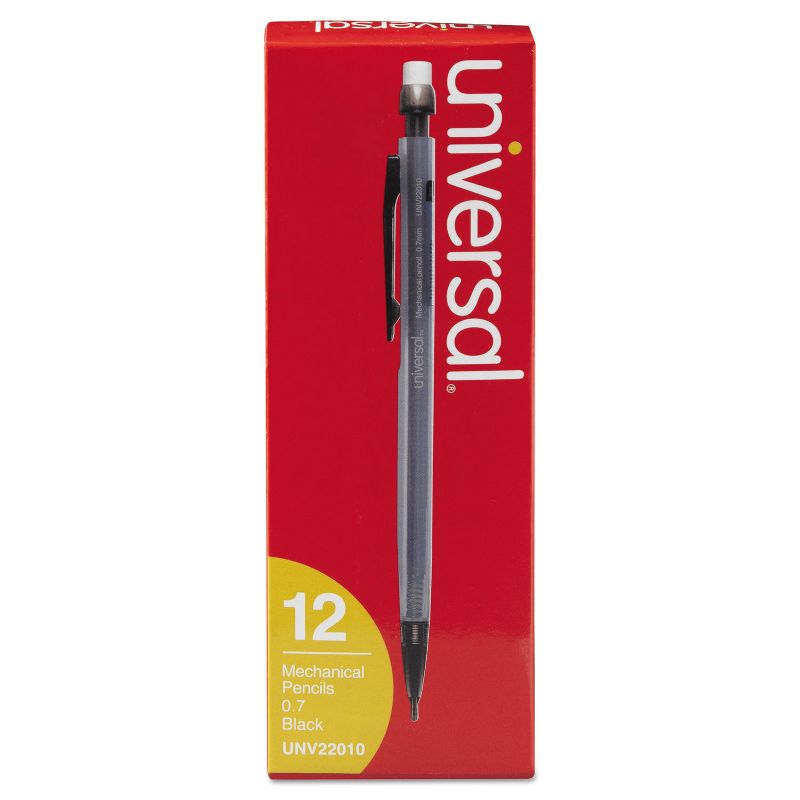 UNIVERSAL Mechanical Pencil 0.7mm Smoke Dozen 22010, 1 of 5