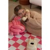Lany Space Pink and Blue Lace Checkered Rug - 2 of 4