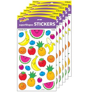 TREND Friendly Fruit superShapes Stickers-Large, 192 Per Pack, 6 Packs - 1 of 4
