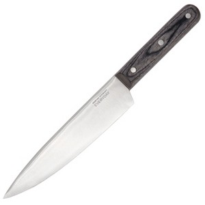 Martha Stewart Everyday 8 Inch Stainless Steel Chef Knife in Dark Gray with Wood Handle - 1 of 4