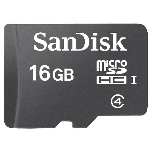 Sandisk Standard 16gb Microsd Memory Card Target