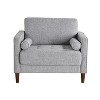 Lifestyle Solutions Giovanni Chair Woven Light Gray - 2 of 4