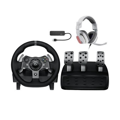 Logitech G920 Driving Force Racing Wheel With Floor Pedals For