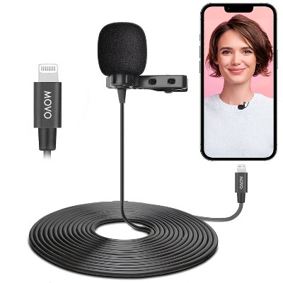 Movo iLav Digital Lavalier Microphone for iPhone