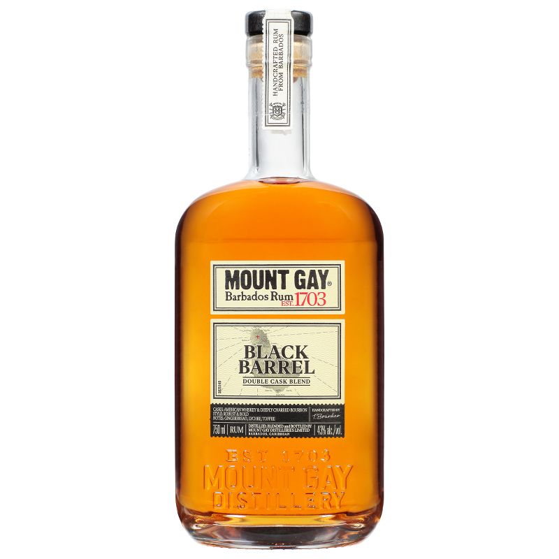 Mount Gay Black Barrel Double Cask Blend Rum - 750ml Bottle, 3 of 16