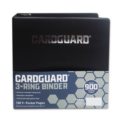 Photo 1 of Cardguard Premium 3-Ring 3" Card Binder Including 100 Starter Series 9-Pocket Pages